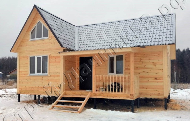 1 Брусовой дом ОД-39 9×7.5, 65.25 м², Московская область, Деревня Березенки (8)